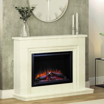 Elgin & Hall Wayland Marble Electric Fireplace 