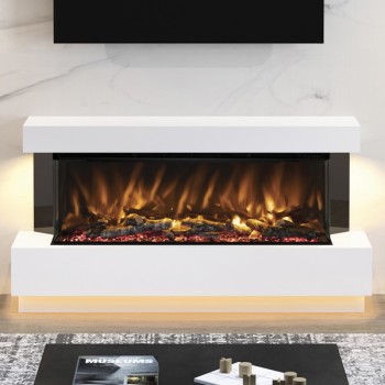 Elgin & Hall Pryzm Evento Timber Electric Fireplace