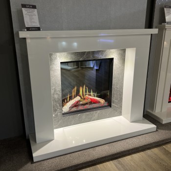 Cliftons Bespoke Sofia Luminosa 62 Electric Micro Marble Fireplace