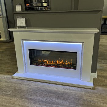 Cliftons Bespoke Grace i920e Electric Micro Marble Fireplace