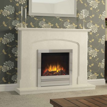 Elgin & Hall Newham Marble Electric Fireplace