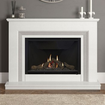 Elgin & Hall Cassius Marble Gas Fireplace 