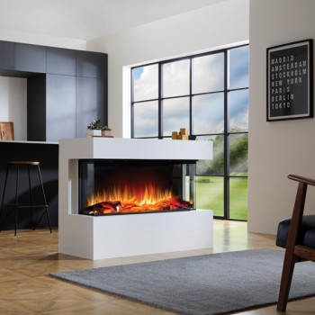 Charlton & Jenrick iRange i1000e Deep Electric Media Wall Fire