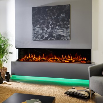 Charlton & Jenrick iRange i2200e Deep Electric Media Wall Fire