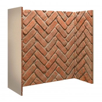 The Penman Collection Rustic Herringbone Brick Chamber