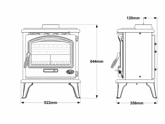 Gallery Tiger Eco Wood Burning Multifuel Ecodesign Stove